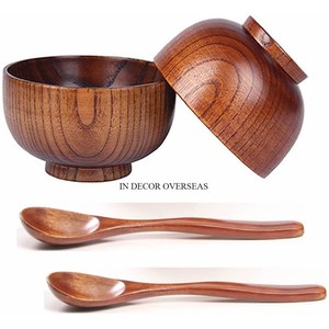 ชามเสิร์ฟทำจากไม้สีเขียวเคลือบสีฝุ่นดีไซน์เนอร์พร้อมรูปทรงกลมที่ดูไม่เหมือนใคร - Product Image 3