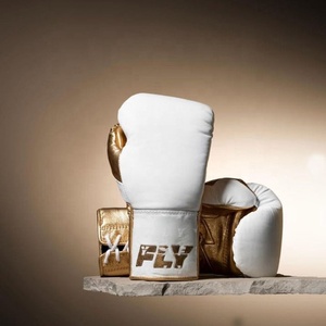 นวมชกมวยพรีเมียม คุณภาพสูง สำหรับผู้ใหญ่ หนังวัวแท้ ปิดแบบตีนตุ๊กแก เหมาะสำหรับมวยไทย MMA คิกบ็อกซิ่ง - Product Image 1