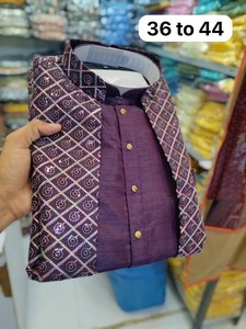 Veste pour homme avec pantalon Kurta & Polo par l'exportateur en gros Fabzone - Product Image 5