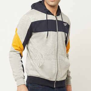 Sudaderas con cremallera para hombre más vendidas, diseño único, tamaño personalizado, 100% algodón, ropa de calle sólida de alta calidad para invierno, ropa para hombre - Product Image 3