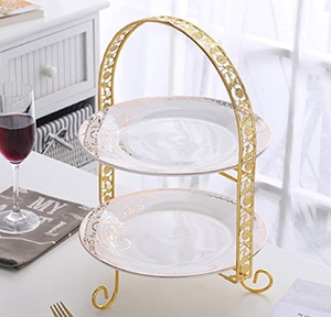 Cart Designed Golden <b>Cake</b> Stand for <b>Wedding</b> Decorative at Wholesale and Factory Price Aluminium <b>Cake</b> Stand for Parties and Event - Product Image 6