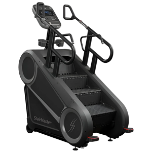 เครื่องปีนบันไดไฟฟ้า New Stairmaster Gauntlet สีดำ พร้อมหน้าจอ LCD สำหรับการออกกำลังกายแบบคาร์ดิโอ เพิ่มความทนทานของร่างกาย และบริหารกล้ามเนื้อขา - Product Image 1