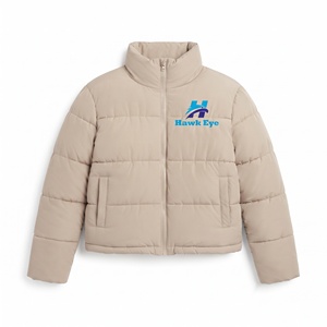 Wholesale High Quality Stand Collar Women Designer <b>Cropped</b> Puff <b>Jacket</b> Nothern Down Coat Puffer <b>Jacket</b> For Women - Product Image 6