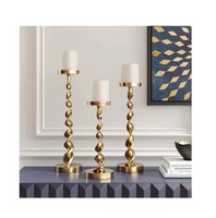 Porte-bougie en métal le plus vendu ajoute de la texture, de la profondeur et du drama à n'importe quel décor, décoration élégante et enchanteuse pour la maison et les restaurants