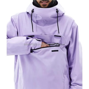 Fashion New High Quality Hooded <b>Thin</b> Snowboard Waterproof Windproof Canvas Quilted Winter <b>Jacket</b> for <b>Men</b> - Product Image 3