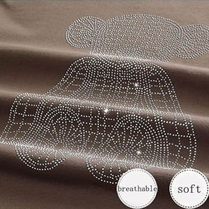 Camisetas Transpirables con Pedrería para Mujer, Estilo Casual de Verano, Manga Corta, Cuello Redondo, Impresión Digital, Diseño Personalizable, Precio Razonable - Product Image 2