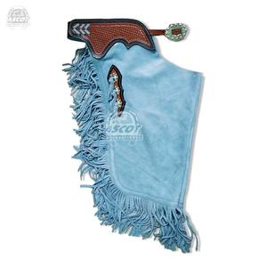 Chinks เบอร์มิวดาครึ่งขอบ Chaps หนังกลับวัวมีเครื่องมือมืออุปกรณ์พรีเมี่ยม - Product Image 1