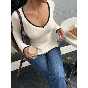 Suéter Cárdigan de Punto Acrílico Estilo Coreano para Mujer, Transpirable, Antipilling, Multicolor, Vintage, Casual, Manga Larga para Otoño - Product Image 4