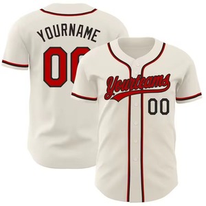 Jersey de béisbol para hombre de último diseño a precio barato Color sólido tamaño personalizado sublimación camiseta de béisbol uniformes - Product Image 3
