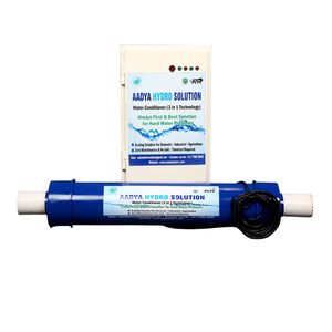 Aadya Hydro Acondicionador de agua Bomba removedora de escamas de agua dura Sin sal Sin resina Sin mantenimiento Material plástico Riego remoto - Product Image 1
