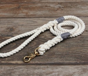 Cuerda de algodón suave hecha a mano correa de perro/Collar - Product Image 1