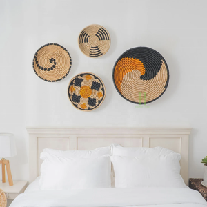 HNH Craft Wall Hanging Decor for Living Room Eco Friendly Wall Basket Neutral Color Wall Basket From Vietnam Factory - Product Image 5