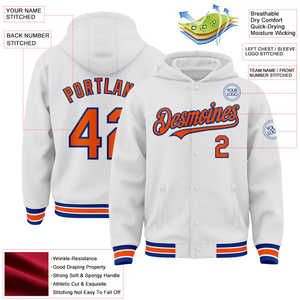 แจ็คเก็ตมีฮู้ดสำหรับผู้ชายแจ็คเก็ตแบบวิทยาลัยแจ็คเก็ตสไตล์ล่าสุดปักโลโก้ได้ตามต้องการ - Product Image 2