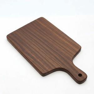 Accessoires de cuisine Planche à découper en bois Grande planche à découper naturelle avec poignée en métal pour la maison, l'hôtel, la restauration - Product Image 4