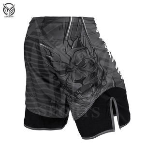 กางเกง MMA ไซส์ใหญ่ คุณภาพสูง วัสดุที่ดีที่สุด กางเกงชกมวยคิกบ็อกซิ่งสำหรับผู้ชาย พร้อมสีที่ปรับแต่งได้ - Product Image 1