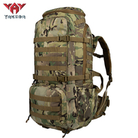 Sac à dos tactique Yakeda BK-2498, grand format, imperméable, pour randonnée, camping, pratique, doublure en polyester, sac à dos tactique d'extérieur