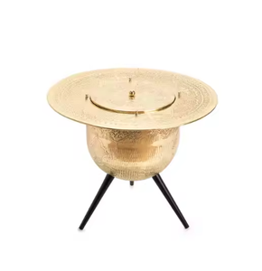 เตาย่างบาร์บีคิวกลางแจ้งเครื่องเงินสำหรับทำจากไม้ใช้สำหรับเผาเตาไฟใช้กลางแจ้งดีไซน์ใหม่ไม่เหมือนใคร - Product Image 2