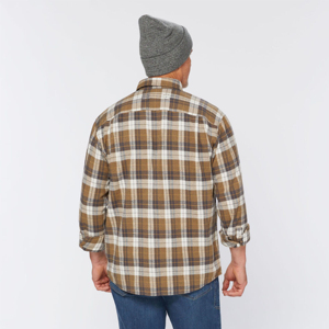 <b>Men's</b> Plaid <b>Flannel</b> <b>Shirt</b> Classic Long Sleeve Button-Up <b>for</b> Casual and Outdoor Wearflannel shacket durable <b>flannel</b> top - Product Image 4