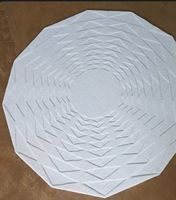 Tapis moderne abstrait en laine tuftée à la main, à poils coupés épais, bleu sarcelle, adapté aux animaux domestiques, respectueux de l'environnement, avec envers en latex, pour salon et hôtel
