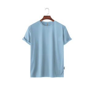 เสื้อยืดสีพื้นสไตล์สตรีทแวร์ฤดูร้อนปี 2026 ผู้ผลิต OEM ขายส่งเสื้อผ้าสั่งทำจากบังกลาเทศสำหรับผู้ซื้อ - Product Image 2