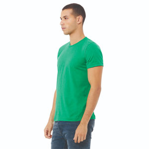 OEM เสื้อยืดแขนสั้นสำหรับทั้งชายและหญิง, เสื้อยืดคอกลมผ้าฝ้าย48% 52% แอร์ลูเม่ผ้าฝ้าย4.2ออนซ์ - Product Image 2