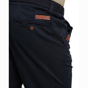 Shorts en jean pour homme, décontractés, noirs, personnalisés, lavés, de haute qualité, longueur genou, 100% coton, taille élastique, respirant - Product Image 6