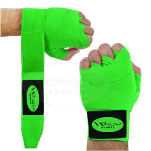 Precio barato Gym Fitness Hand Wraps Neopreno Heavy Duty Impresión de logotipo personalizado de alta calidad - Product Image 3