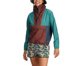 Chaqueta Cortavientos para Mujer al por Mayor, Estilo OEM, Cómoda, Personalizada, de Moda, Tejida, Bordada, Resistente al Viento y Transpirable - Product Image 3