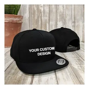 Cá nhân công ty Logo yupoong 6089M thể thao mũ tùy chỉnh mang nhãn hiệu Logo Acrylic phẳng vành Snapback Mũ OEM Việt Nam ngoài trời Mũ