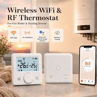 Termostato Inalámbrico WiFi RF SS311 para Caldera de Gas, Controlador Inteligente de Temperatura Ambiente, Receptor Programable Flexible para Hogar y Oficina