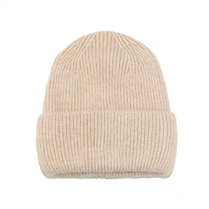 Chapeau beanie en cachemire et laine jacquard noir vierge de haute qualité, chaud pour l'hiver, avec logo brodé personnalisé, fabriqué par un fabricant - Product Image 6