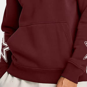 Sweat à capuche streetwear homme en polyester/coton brodé et imprimé numériquement, manches longues, épais, pour l'hiver, prix de gros abordable - Product Image 6