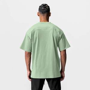 Chemises à manches courtes en coton de haute qualité pour hommes, hauts de sport, t-shirts, vêtements de sport surdimensionnés pour hommes, tailles S-XXL, fabriqués au Pakistan - Product Image 3