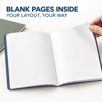 LABON Maßgefertigtes Softcover-Notizbuch Strukturierter Einband Flach Geprägtes Logo Folienprägung Blanko-Seiten Firmenjournal