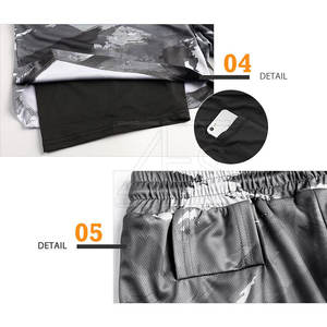 กางเกงขาสั้นระบายอากาศสำหรับผู้ชายแบบ2 in 1สำหรับผู้ชายกางเกงขาสั้นแบบ2 in 1โลโก้ตามสั่ง - Product Image 6