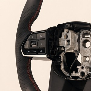 Volant de course à fond plat en cuir et fibre de carbone personnalisé pour Hilux LC300 Prado 2021 <span class=keywords><strong>2022</strong></span> - Product Image 3