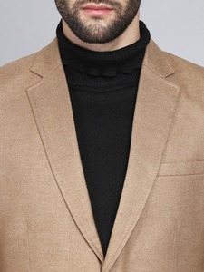 Blazer Beige de Lujo para Hombre de Excelente Calidad, Elegante Abrigo Formal para Bodas y Reuniones de Negocios, Disponible a Buen Precio - Product Image 3