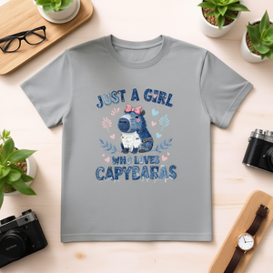 T-Shirt Unisex 210GSM 100% Cotone Casual Modello Rose con Stampa Personalizzata Serigrafica e DTG Abbigliamento Casual - Product Image 3