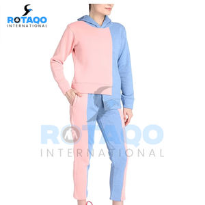 Conjunto de chándal Premium para mujer Ropa deportiva con logotipo personalizado de lana de alta calidad para entrenamiento Chándal de mujer OEM - Product Image 1