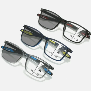 <span class=keywords><strong>Lunettes</strong></span> de Lecture <span class=keywords><strong>Progressives</strong></span> Sportives Multifocales Photochromiques Anti-Lumière Bleue pour Presbytie avec Logo Personnalisé pour Hommes et Femmes Tendance - Product Image 1
