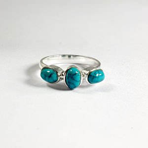 Handmade Designer Men's <b>Turquoise</b> <b>Ring</b> 2.9 Grams Bezel Setting Gemstone Natural Stone for Everyday Wear - Product Image 1