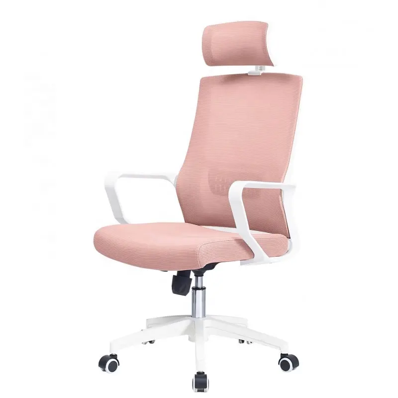 메시 사무실 의자 워크 스테이션 해결책 사무용 가구를 위한 머리 받침을 가진 현대 디자인 높은 뒤 메시 의자