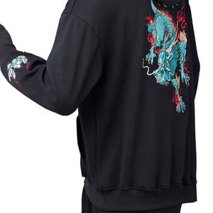 Sweat à capuche brodé pour homme, idéal pour l'extérieur en hiver, haute qualité, anti-plis, 100% coton, écologique, respirant, léger, très tendance - Product Image 3