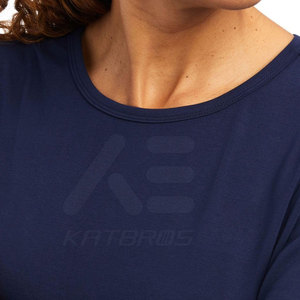 Peso ligero Etiqueta privada Mujeres Scrub Undershirts Color sólido Alta calidad Mujeres Scrub Undershirts - Product Image 5