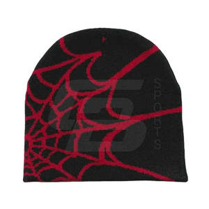 Gorro de punto personalizado Unisex de alta calidad, diseño de invierno de lana 100%, estampado de letras bonitas, tela impermeable, MOQ bajo para hombres y mujeres - Product Image 1