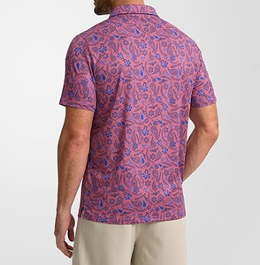 Patrón sólido de secado rápido para hombre para camiseta Polo personalizado 100% tela de algodón transpirable con diseño de bordado - Product Image 2