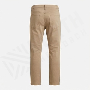 Jeans de Hombre Rectos y Transpirables, Corte Regular, Color Personalizado, Ajuste Más Holgado, Máxima Comodidad, Detalles Metálicos Modernos, Venta al por Mayor - Product Image 2