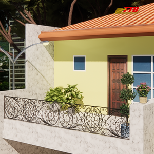 Barandillas de balcón de hierro modernas de proveedor de Vietnam Diseño de balcón elegante para la vida urbana con un toque de metal clásico - Product Image 3