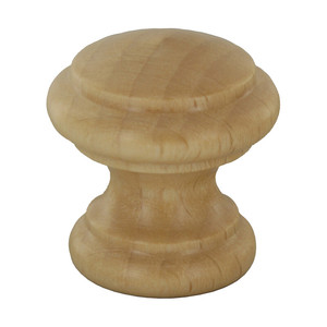 Blister Pomoli Legno Naturale 30 mm (pz.2) - Product Image 1