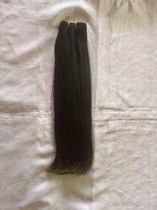 Cheveux bruts trame droite trame de machine étirée unique - Product Image 5